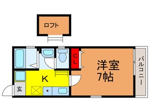 メゾンヤマダの物件間取画像